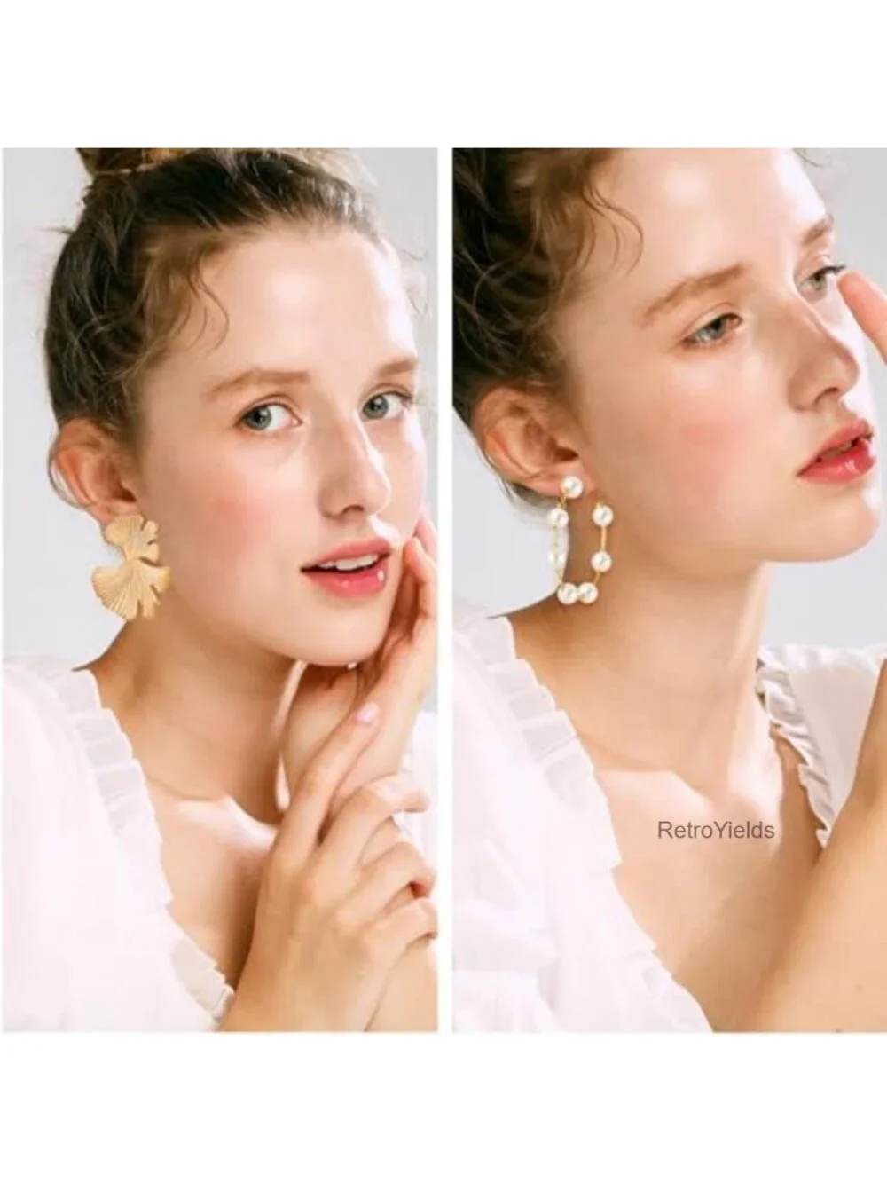 68 Pairs Fashion Earring Set - Stud, Dangle, Hoop, Pearl, Statement - Premium